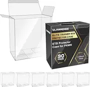 Vlammende 30 Pack Plastic Case Protector Elite Trainer Boxes ETB,0.50mm Thick Clear Premium Collection Box PKMN Etb Protector,ETB Protector Case