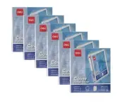 6 PACK - Deli-E5621N A4 - S.3" - Ring Binder D-4 Ring Binder