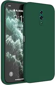 [Topme] Case Design for OPPO Reno (Generation 1) (6.65" Inches) Cover, Tpu Silicone Case Skin Protector - Dark Green
