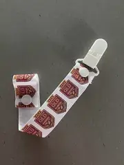 Baby Dummy Clips Pacifier Chain Soother Holder Dummie Strap Origin QLD Maroons