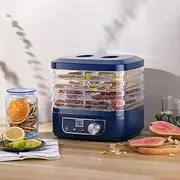 Food Dehydrator With 5 trays, Fruit Dryer, 35-70°C Snack Dryer, Dehydrator for Food and Jerky, Fruits, Herbs, Veggies, Snacks Air Dryer for Home Use Food