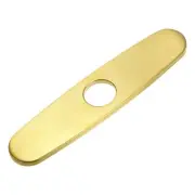 10 Inch Escutcheon Hole Covers Stainless Steel Deck Plate, Titanium Gold