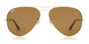 Ray-Ban RB3025 Aviator Large Metal 001/33 Men's Sunglasses Gold Size 55