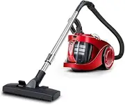 Devanti Vacuum Cleaner Strong Suction Handheld Hand Held Vacuums Bagless 2200W Cyclone Cyclonic Car Cleaners Home Red Compact Dustbuster Sweeper Dust Buster Portable for Car Stairs