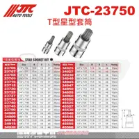 在飛比找蝦皮購物優惠-JTC-23750 T型星型套筒☆達特汽車工具☆JTC 34