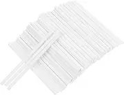 Alipis 100pcs DIY Candy Paper Sticks Lollipop Supporting Sticks for Cake Pops Desserts and Treats for Parties Weddings and Creative Candy Making