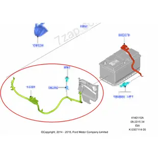 [全新] 福特 原廠 Ford Focus MK3 TDCI 柴油 正極線 發電機 啟動馬達