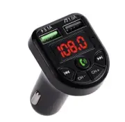BTE5 Car MP3 Player Bluetooth FM Transmitter Car USB Charging-Port 12-24V NEW!