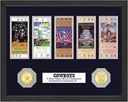 Dallas Cowboys Super Bowl Championship Ticket Coin Frame