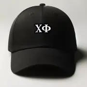 Chi Phi ΧΦ Fraternity Baseball Cap Hat Hook & Loop Closure Sorority