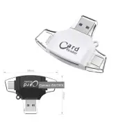 For IOS Android Mobile Computer OTG Card Reader SD TF Card Memory Card Adapter