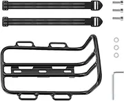 Cycle Fork Mount Bracket, Aluminum Alloy Luggage Touring Carrier Racks, Cycling Accessories, Sturdy Bag Luggage Shelf for Shopping, Riding