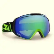 VonZipper El Kabong Snow Goggle Frostbyte Lime Quasar Chrome Von Zipper Goggles