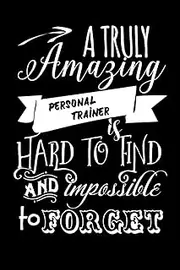 Personal Trainer Gift: Blank Lined Notebook
