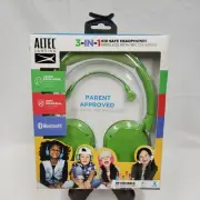 Altec Kid Safe 3-in-1 Bluetooth Wireless or Wired Headphones with Microphone New
