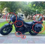 REBEL 500頭罩 適用於 HONDA 叛逆者1100改裝頭罩 REBEL250  REBEL 1100T整流罩套