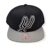 Mitchell & Ness San Antonio Spurs Neon Crop XL Adjustable Snapback Hat Cap