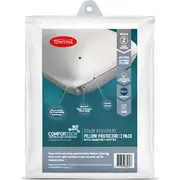 2PK Tontine Comfortech Stain Resistant Pillow Protector Case Cover Home Bedding