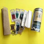 CREATIVE NEEDLEWORK CROSS STITCH KIT: TREBLE CLEF MUSICAL CHAIR SILK THREADS BM