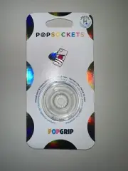 !!-Brand New POPSOCKETS POPGRIP in clear For iPhone-!!