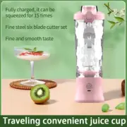 600ML Portable Blender Electric Juicers Fruit Mixers 4000MAh USB2109