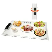Rolling-up Food Warming Mat with 6-Level Temperature Control, 5-Level Hour Ti...