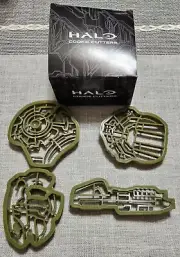 Halo Cookie Cutters 4-piece Set - Loot Crate EXCLUSIVE NEW opened box