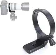 [iShoot] Tripod Mount Ring for Canon EF 28-300mm f/3.5-5.6L is USM, Lens Collar Support for Canon EF 70-300mm f/4-5.6L is USM CNC, CNC Machined, Aviation Aluminum, Bottom is Camera Quick Release Plate