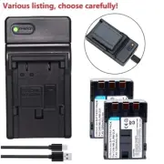 Battery or USB charger for CANON EOS 350D 400D NB-2LH NB-2L PC1018 E160814 G9 G7
