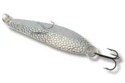 Williams Ice Jig Fishing Lure - Silver Nu-wrinkle - J70SN - 4-1/4" Discontinued