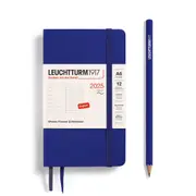 Weekly Planner & Notebook 2025, Softcover (Ink) - A6