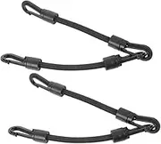 SHINEOFI 4pcs Elastic Tie Down Straps with Multi Function Hooks for Outdoor Camping Hiking Boating High Tensile Strength Easy to Store for Securing Gear and Cargo
