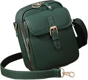 [Lpsdssre] Leather Messenger Bag, Large Shoulder Bag, Portable Phone Pouch Multi Pocket Organization, Lightweight And Travel Friendly 20x9x16cm/7.87x3.54x6.3 Inches For College Students, Casual Pouch