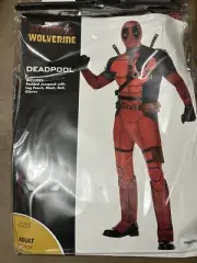 Spirit Halloween 2024 Deadpool & Wolverine Costume Adult Large Sealed