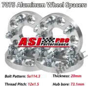 4PCS Wheel Spacer 5x114.3 20mm 12x1.5 For Toyota Mitsubishi Honda Mazda CB=73.1