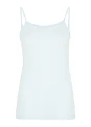 Hanro Ultralite Cotton Camisole top - Light Blue S (UK10-12 / S)