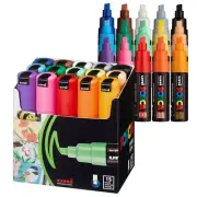 15 Paint Markers, 8K Broad Markers with Broad Chisel Tips, Set of Acrylic Pai...