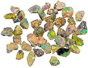 [DAMRU] Opal Rough Natural Mix Ethiopian Raw Crystal Rock Gemstone for Jewelry Making, Wire Wrapping, DIY, Healing Rings Crystals, Pendants, Wedding Gift