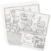 Christmas Activity Placemats (Pack of 8)