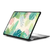 MacBook Air 13-inch (M1 / Intel) Impact Case Pastel jungle floral / tropical leaves pattern