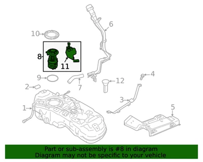 New Genuine Nissan B03-Fuel Pump/Compt 170406RC0A OE (for: Nissan)