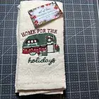 Christmas Fingertip Towels Camper Set Of 2