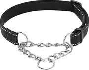SSKHE Reflective Dog Necklace - Adjustable Safety Collar for Dogs, High Visibility in Low Light, Perfect for Night Walks & Outdoor Activities (M)