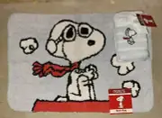 Jay Franco & Sons Peanuts Snoopy Bath Rug + 2 Pack Hand Towels