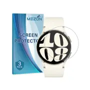 3 Pack MEZON Samsung Galaxy Watch6 (40 mm) Ultra Clear TPU Film Screen Protectors
