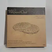 The PAMPERED CHEF Microwave Chip Maker #1241 ~ Set Of 2 NEW