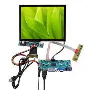 HD DVI VGA LCD Board 10.4 in 1024x768 1300nit OutDoor Capacitive Touch IPS LCD