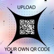 Upload Your Own QR Code Sticker | Laminated Vinyl Decal Sticker Label