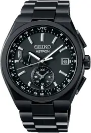Seiko Astron Nexstar SBXY087 Solar World Time Black Titanium Men's Watch New