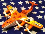 DONALD TRUMP CUSTOM DECALED PROPELLER AIRPLANE SKY SENTRY NEW / MATCHBOX